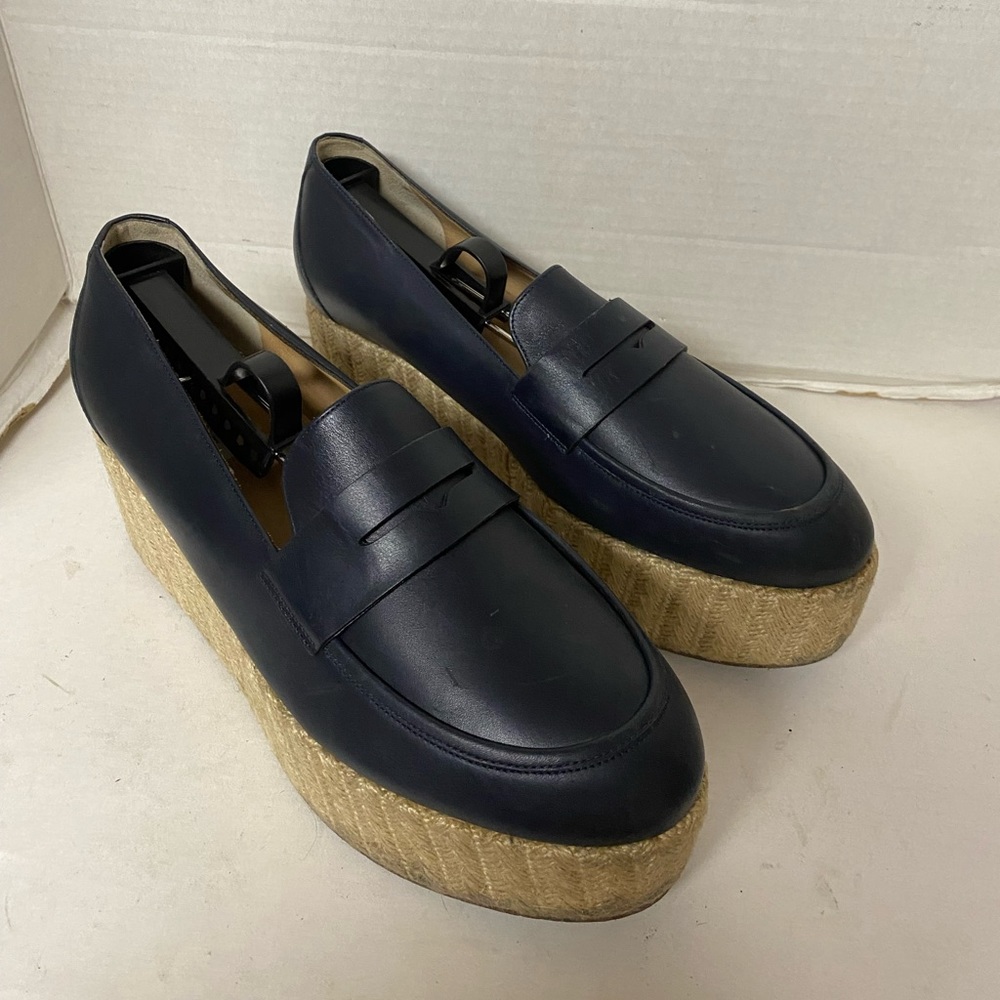 Gabriela Hearst Brucco Leather Platform Loafers Sz 41 - Picture 2 of 12